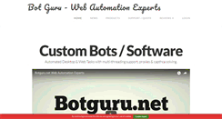Desktop Screenshot of botguru.net