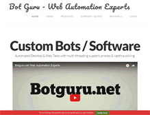 Tablet Screenshot of botguru.net